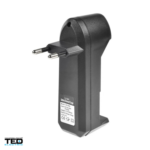 Incarcator TED Electric TL-C002 pentru acumulatori Li-Ion 3.7 V, 1 canal de incarcare, curent de incarcare 500 mA [3]