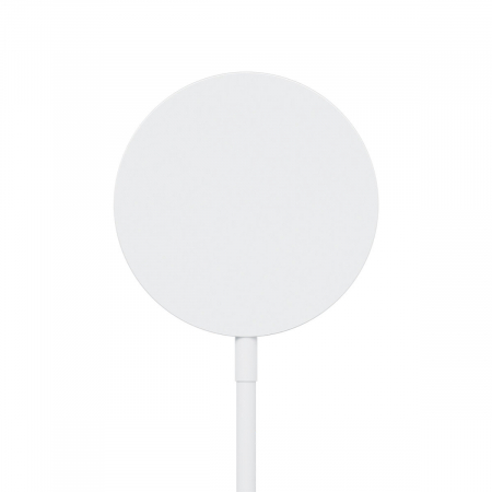 Incarcator wireless 15W, compatibil MagSafe, cu pad magnetic, cablu cu conector USB-C si lungime 1m, alb [5]