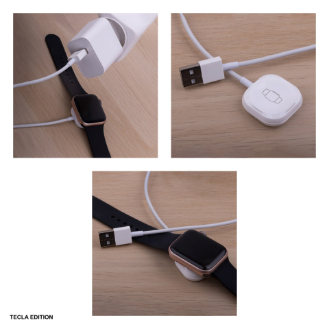 Incarcator wireless Forever MASM-100, 3W, Fast Charge, Alb [5]