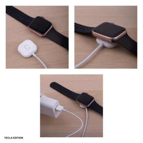 Incarcator wireless Forever MASM-100, 3W, Fast Charge, Alb [4]