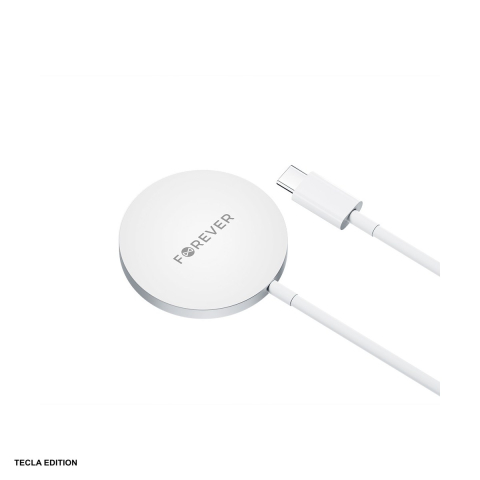 Incarcator wireless Forever MAWC-100, 15W, Fast Charge, Gri [0]