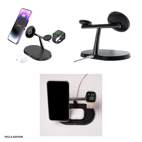 Incarcator wireless Maxlife MXWC-03, 15W, Fast Charge, Negru [4]