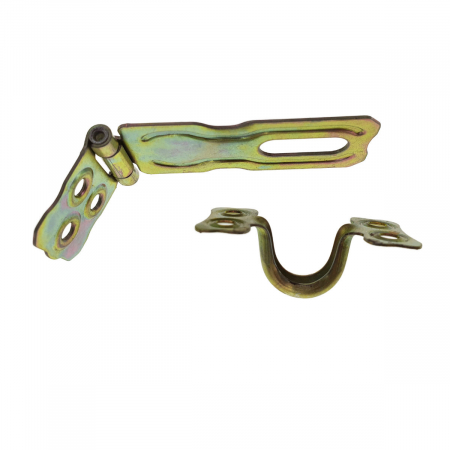 Incuietoare aplicata, cu ochi de blocare pentru inchidere cu lacat, 90x27mm, zincata [1]