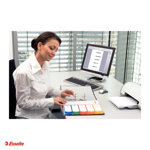 Index Esselte, imprimabil, PP, A4 MAXI, 1-5, pentru arhivare, multicolor [4]