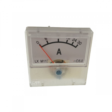 Indicator analogic, ampermetru, pentru curent,30A [2]