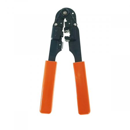 Cleste de sertizare pentru mufe 8p8c, Xtreme HY-210N 00594, portocaliu cu negru [2]
