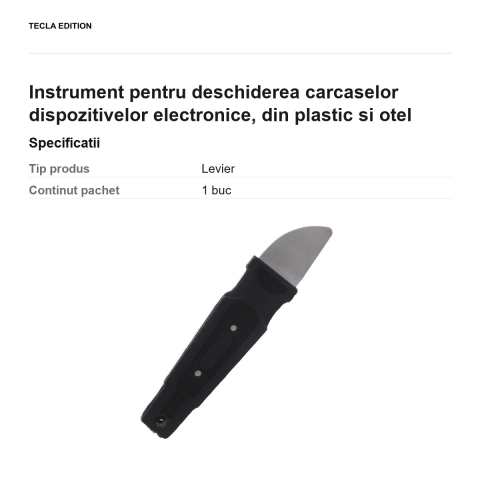 Instrument pentru deschiderea carcaselor dispozitivelor electronice, din plastic si otel [2]