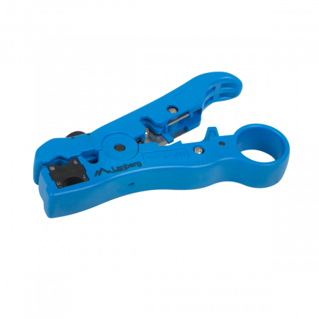 Instrument universal pentru indepartarea izolatiei, Lanberg 41824 Stripping Tool, cu reglare, pentru cabluri de date, UTP si STP [1]