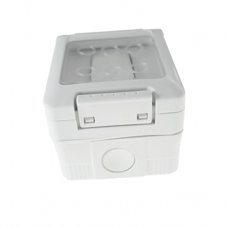 Intrerupator simplu pentru exterior, FE-40883, montaj aplicat, 16A 250V, IP55, 96 x 68 x 56mm, alb [2]
