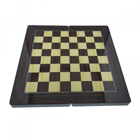 Joc de Table Premium, cu inchidere magnetica, din MDF lacuit, 588 x 480 mm, cu 30 piese stabile cu diametru 35mm si 2 zaruri [3]