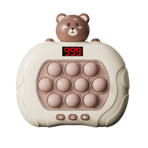 Joc Educational Portabil Maxlife MXPS-200 Pop It cu 6 Moduri, Display LCD si Design Ursulet, pentru Dezvoltarea Memoriei si a Coordonarii [1]