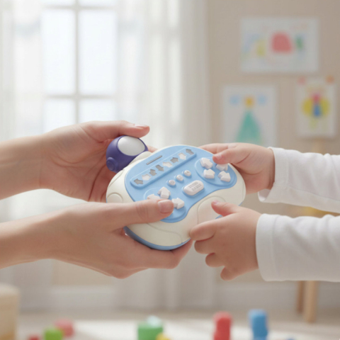 Joc Electronic Portabil 4 Moduri pentru Acasa si Calatorii cu Cap de Astronaut [2]