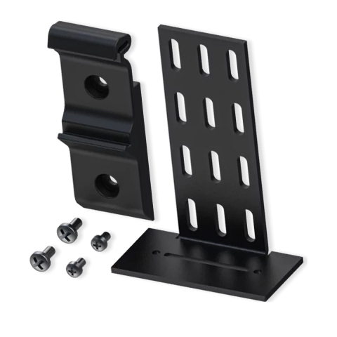 Kit adaptor pentru montaj pe sina DIN Teltonika DIN Rail Kit Adapter, sina 35 mm, plastic ABS si PC cu otel, suruburi incluse, negru, PR5MEC23 [0]