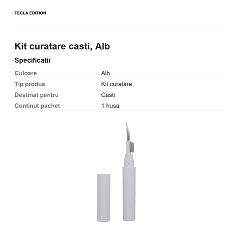 Kit curatare casti, Alb [2]