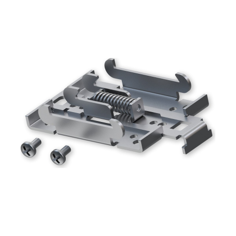 Antene - Kit de montaj pe sina DIN Teltonika DIN Rail Kit, sina 35 mm, otel, 2 suruburi incluse, pentru routere si gateway-uri Teltonika, PR5MEC00