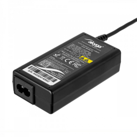 Accesorii IT - Kit incarcator universal notebook 65W, cu 6 mufe adaptoare, cablu 1.2m, Akyga, 18.5V / 19V / 19.5V / 20V, iesire curent 3.5 A, cu protectie la alimentare