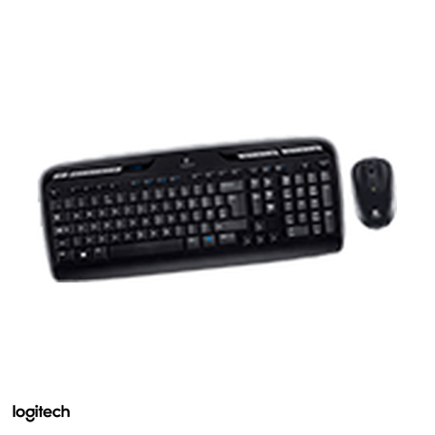 Set accesorii IT - Kit tastatura si mouse wireless Logitech MK330, 2.4 GHz cu receptor USB nano, mouse optic 1000 DPI, baterii AAA si AA, layout US International, 920-003999