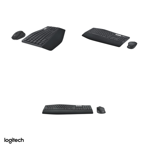 Kit tastatura si mouse wireless Logitech MK850 Performance, Unifying si Bluetooth, Easy-Switch 3 dispozitive, inscriptii Windows si Mac, layout US, negru, 920-008226 [3]