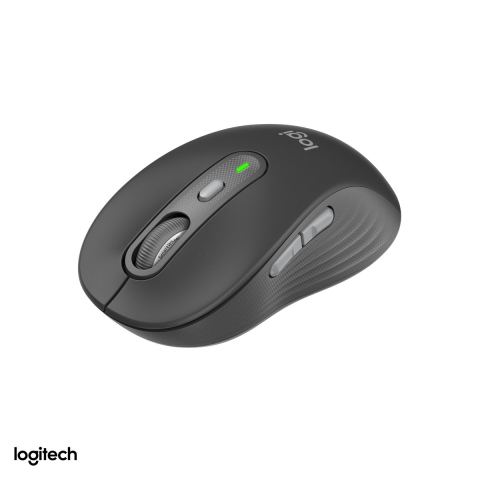 Kit tastatura si mouse wireless Logitech Signature Slim Combo MK950, Logi Bolt si Bluetooth, tastatura slim, mouse M750 silentios, Easy-Switch, layout US International, grafit, 920-012490 [4]