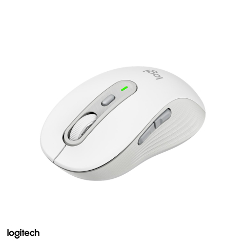 Kit tastatura si mouse wireless Logitech Signature Slim Combo MK950, Logi Bolt si Bluetooth, tastatura slim, mouse M750 silentios, Easy-Switch, layout US International, alb-crem, 920-012491 [4]
