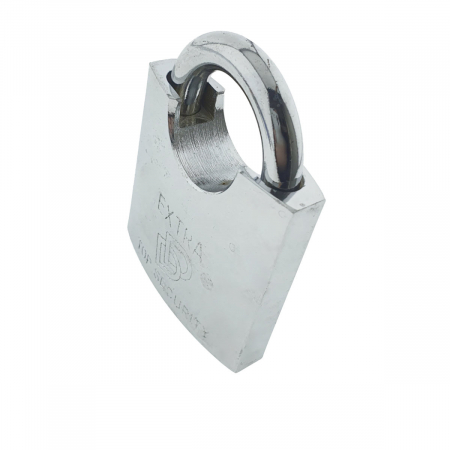 Lacat metalic, cu protectie Anti Spargere, FS-11432, otel durificat, 70 mm, 540g, argintiu [2]