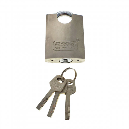 Feronerie si accesorii - Lacat metalic FS-11434, cu protectie Anti Spargere, 50mm, 278g, cu 3 chei