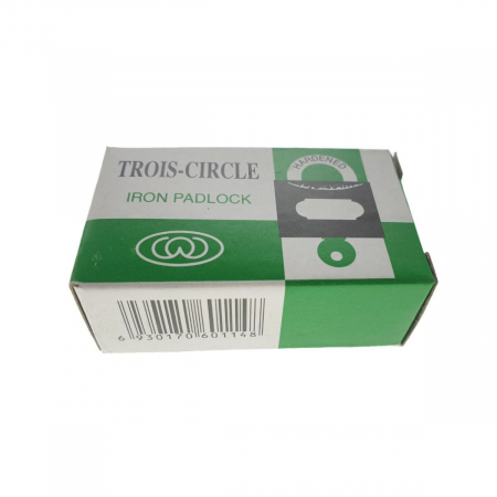 Lacat Trois Circle LC32, din otel,32mm,3 chei, gri [6]