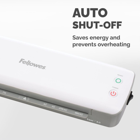 Laminator A3 Fellowes Ion cu functie de eliberare si kit folii inclus pentru documente, fotografii si proiecte creative [1]
