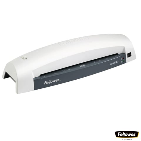 Laminatoare A3 - Laminator A3 Fellowes Lunar cu functie de eliberare si sistem anti-blocare pentru documente, fotografii si proiecte creative