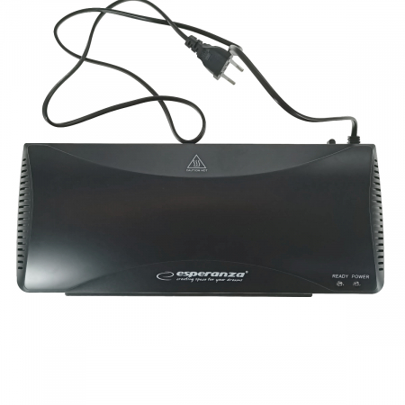 Laminatoare hartie - Laminator A4 Esperanza Infinity 93202, 250 mm/min, 265W, lungime cablu 130cm, negru