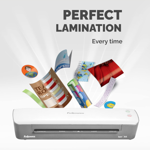 Laminator A4 Fellowes Ion cu functie de eliberare si oprire automata pentru documente, fotografii si proiecte creative [4]