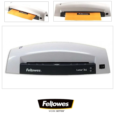 Laminator A4 Fellowes Lunar cu functie de eliberare si sistem anti-blocare pentru documente, fotografii si proiecte creative [4]