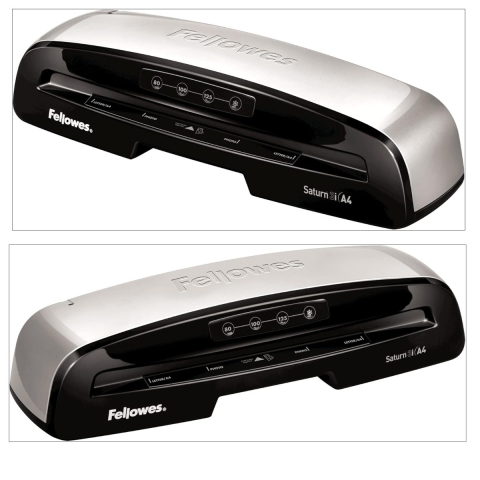 Laminator A4 Fellowes Saturn 3i cu functie de eliberare, auto-stingere si kit start pentru documente, fotografii si proiecte creative [2]