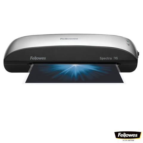 Tehnica de birou - Laminator A4 Fellowes Spectra cu functie de eliberare, auto-stingere si kit start pentru documente, fotografii si proiecte creative