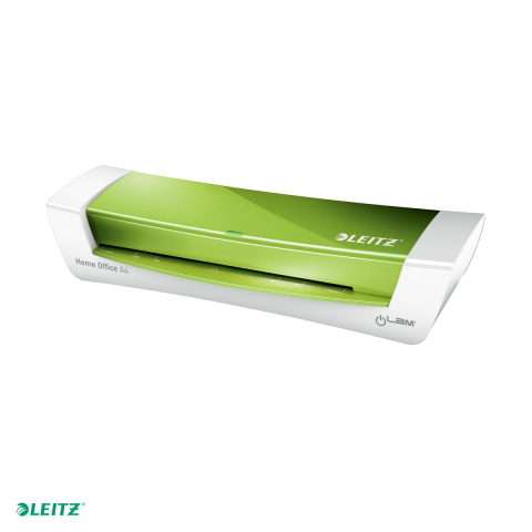 Tehnica de birou - Laminator Leitz iLAM Home Office, A4, kit folii laminare inclus, verde