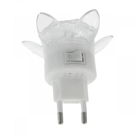 Lampa de veghe LED, design tip floare, cu intrerupator, FE-40465, iluminare multicolora [1]