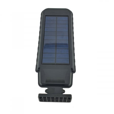 Lampi solare - Lampa LED cu incarcare solara, LTC 76626, 30W COB 2000lm, acumulator 2400 mAh, cu senzori, telecomanda, neagra