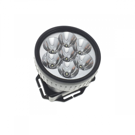 Lampa universala cu 7 Led, 3 x AA, 70x73x68mm, din plastic, neagra [1]