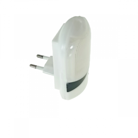 Lampa de veghe LED, cu senzor de lumina, consum 1W, alimentare priza EU, alba [1]