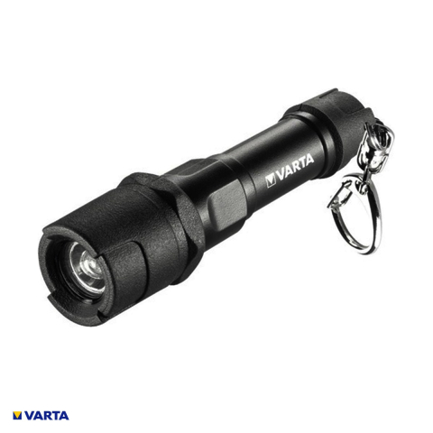 Lanterne - Lanterna breloc VARTA Indestructible Key Chain 16701, 12 lm, IPX4, rezistenta la cadere de 9 m, 1 baterie AAA inclusa