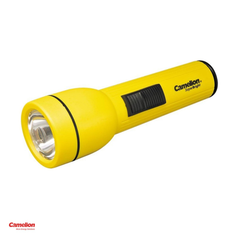 Lanterna Camelion FL1L2CB2R14P, LED 0,4 W, 35 lm, plastic, 2 baterii C (R14) incluse, diverse culori [0]