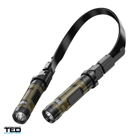 Lanterna de gat TED Electric TL-7265 TED004215, 2 LED-uri L2, acumulator litiu, incarcare micro USB, magnet [0]