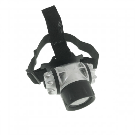 Lanterna frontala, 12 Led-uri, inclinare ajustabila, prindere cu banda elastica, alimentare 3 x AAA [1]