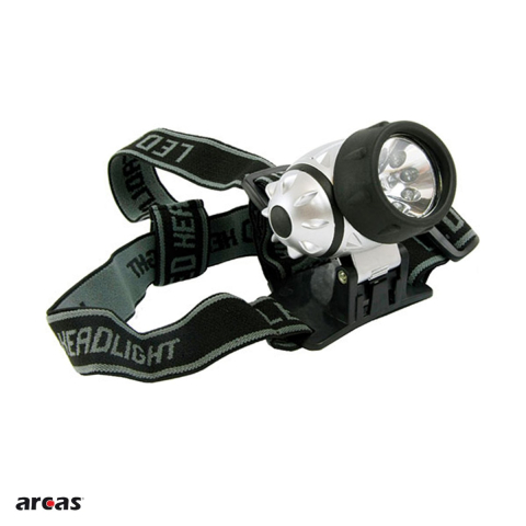 Lanterne - Lanterna frontala Arcas cu 9 LED-uri, 3 baterii AAA incluse