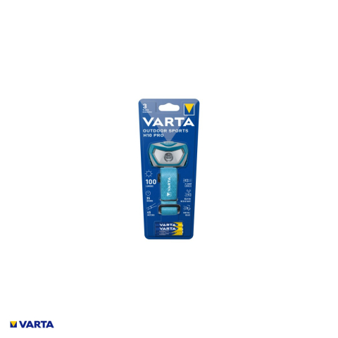 Lanterna frontala VARTA Outdoor Sports H10 Pro 16650, LED, 100 lm, raza 45 m, autonomie 35 h, IPX4, include 3 baterii AAA R3 [3]