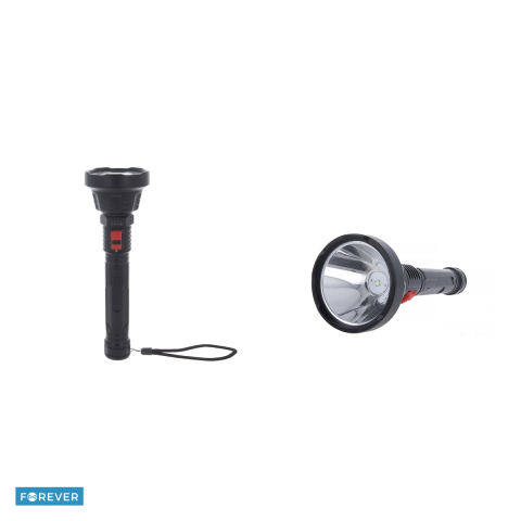 Lanterna LED Forever FLF-04 1800mAh 600lm , cu bratara de prindere inclusa, neagra [4]