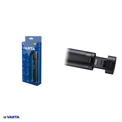 Lanterna reincarcabila VARTA Night Cutter F30R 18901, LED Cree, 700 lm, IPX4, aluminiu, acumulator Li-Ion 2600 mAh, cablu micro USB [3]