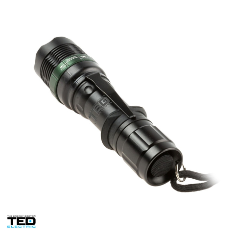 Lanterna TED Electric YM-109 TED003720, LED XPE, 5 W, 240 lm, zoom, IP65, 1 acumulator 18650 inclus [3]