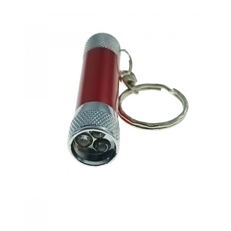 Lanterna tip breloc cu 3 led-uri, rosie [1]