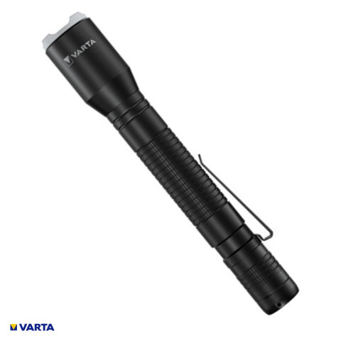 Lanterna VARTA Aluminium Light F20 Pro 16607, aluminiu, 250 lm, raza 70 m, autonomie 35 h, 2 baterii AA, focalizare spot - flood [0]